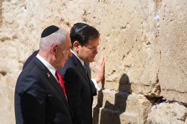 Rubio visita Israel tras el ataque a Catar