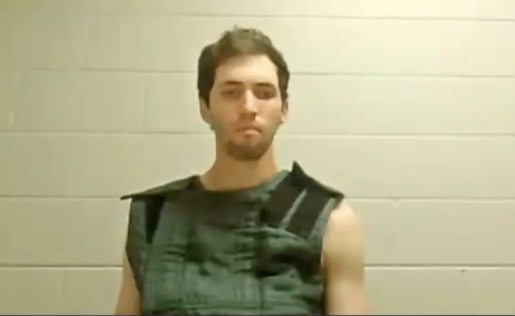 Tyler Robinson, sospechoso del asesinato de Charlie Kirk, comparece virtualmente por primera vez ante una corte de Utah el 16 de septiembre de 2025. (Webex/Captura de pantalla vía The Epoch Times)