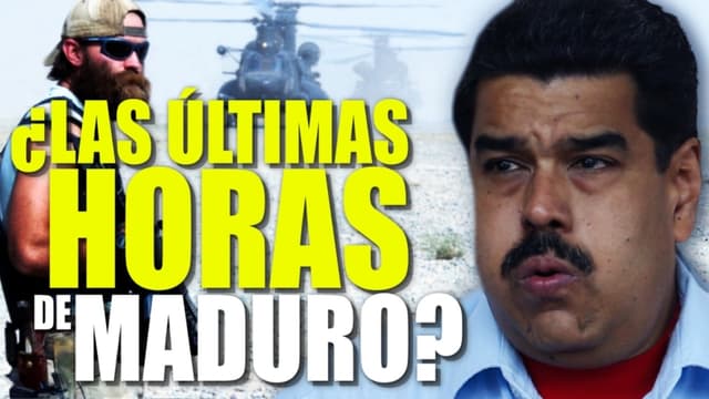 «Es cuestión de horas»: Exjefe Comando Sur USA sobre el inminente fin de Maduro
