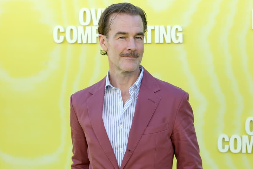 James Van Der Beek se ausenta de evento benéfico y reencuentro de "Dawson's Creek" por motivos de salud