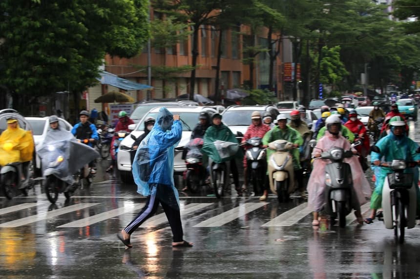 Lluvias en Vietnam por el tifón Bualoi.
(EFE/EPA/LUONG THAI LINH)