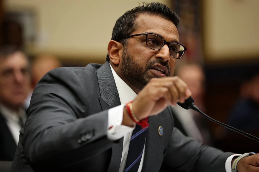 El director del FBI, Kash Patel, testifica ante el Comité Judicial de la Cámara de Representantes en el edificio Rayburn House Office Building de Washington el 17 de septiembre de 2025. (Win McNamee/Getty Images)