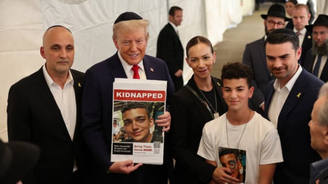 Trump se reúne con rehén liberado Edan Alexander en el aniversario del 7 de octubre