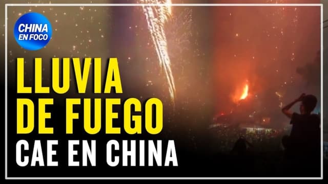 Cientos de drones chocan y caen incendiados en China | Taiwán: Mensaje urgente