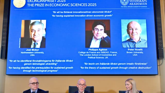 Tres investigadores ganan el Nobel de Economía por su estudio sobre innovación y crecimiento económico
