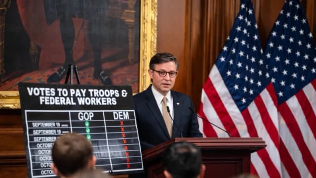 Johnson advierte que el actual cierre del gobierno podría ser el más largo de la historia