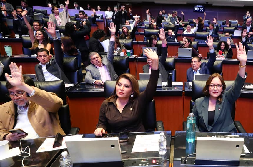 Senado mexicano aprueba modificaciones a la Ley de Amparo y envía dictamen al Ejecutivo