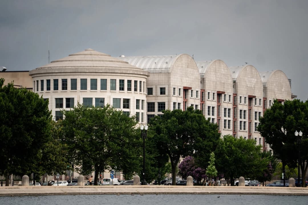 El Palacio de Justicia E. Barrett Prettyman de Estados Unidos en Washington, el 14 de julio de 2025. (Madalina Kilroy/The Epoch Time).