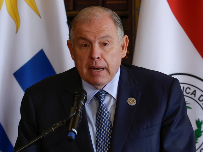 El ministro de Relaciones Exteriores de Argentina, Gerardo Werthein. (EFE/ André Coelho)