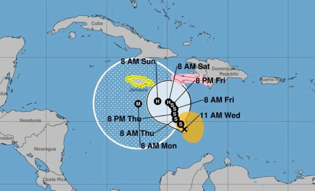 La tormenta Melissa se convertirá en huracán de gran intensidad en el Caribe, según autoridades