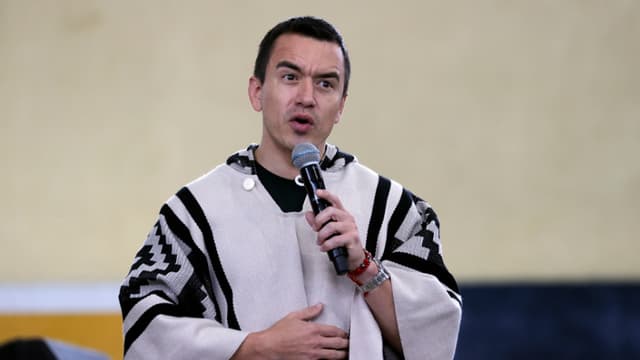 Foto de archivo del presidente de Ecuador, Daniel Noboa. (EFE/José Jácome)