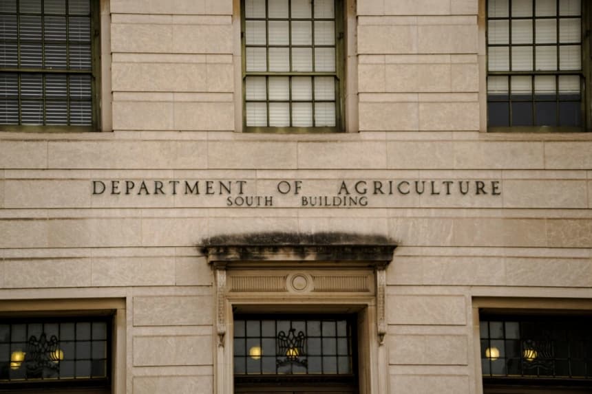 Departamento de Agricultura de Estados Unidos, en Washington, 28 de junio de 2023. (Madalina Vasiliu/The Epoch Times)