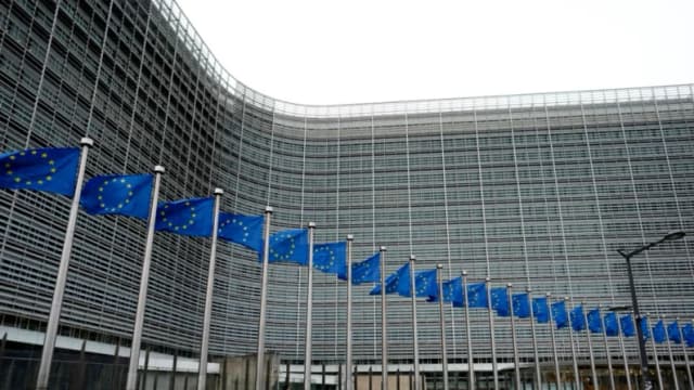 Sede de la UE en Bruselas el 5 de abril de 2024. (Virginia Mayo/The Canadian Press/AP)