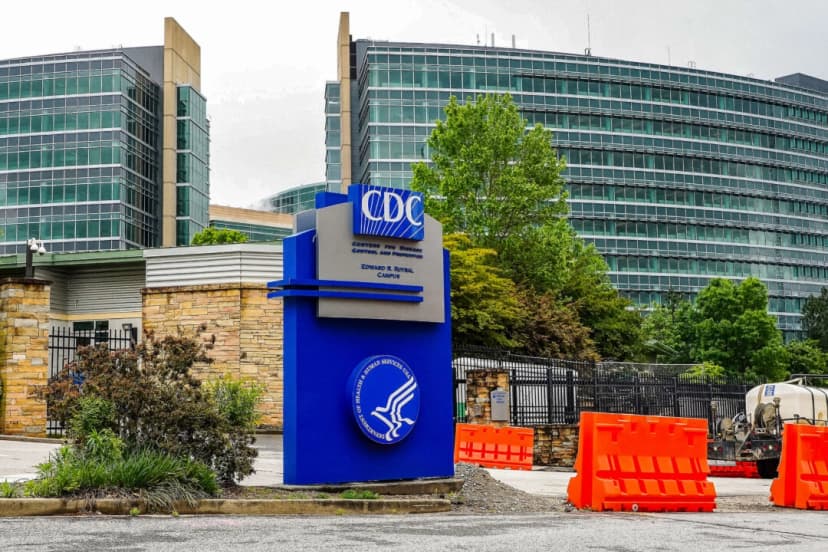 La sede de los Centros para el Control y la Prevención de Enfermedades en Atlanta, el 23 de abril de 2020. (Tami Chappell/AFP a través de Getty Images)