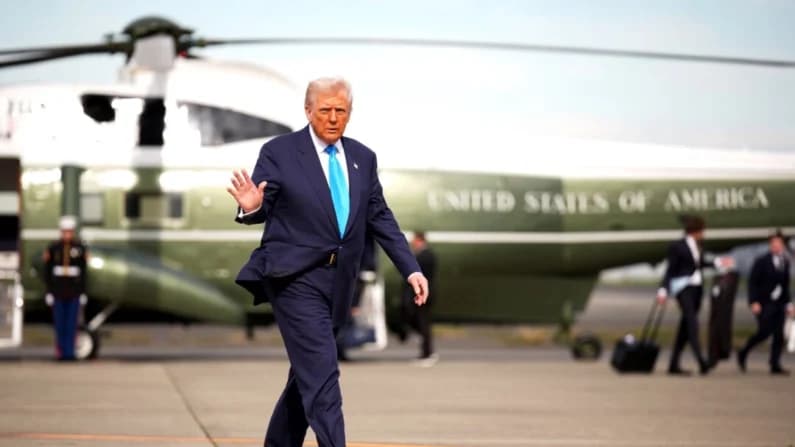 Trump dice que desplegaría marines en ciudades "en un abrir y cerrar de ojos" si fuera necesario