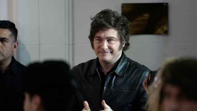 Fotografía del 26 de octubre de 2025 del presidente de Argentina, Javier Milei. (EFE/ Juan Ignacio Roncoroni)