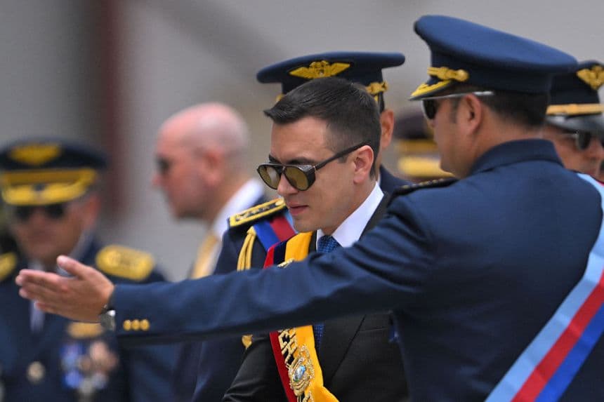 Presidente de Ecuador declara estado de excepción en varias provincias por aumento de la violencia