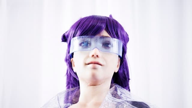 La inteligencia artificial de Yada Labs llamada Desdemona, con un cuerpo robótico, se encuentra en un escenario en la feria de electrónica de consumo y electrodomésticos IFA 2023, el 1 de septiembre de 2023 en Berlín, Alemania. (Carsten Koall/Getty Images)