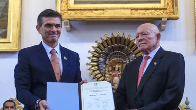 Rodrigo Paz será investido presidente de Bolivia