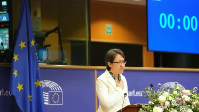 Vicepresidenta de Taiwán pide apoyo internacional en inusual discurso ante la UE