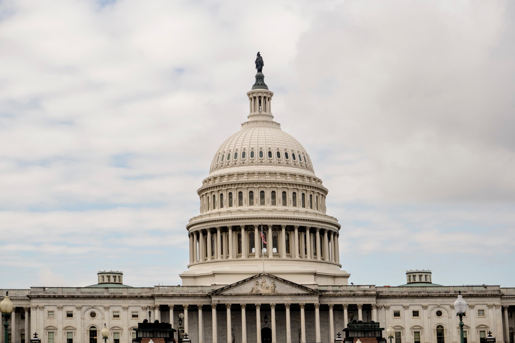 El Capitolio de Estados Unidos durante el día 34 del cierre del gobierno en Washington, el 3 de noviembre de 2025. (Madalina Kilroy/The Epoch Times)