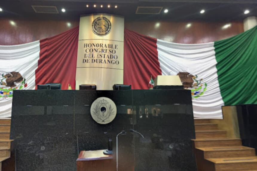 Captura de pantalla H. Congreso del Estado de Durango, Ciudad de Durango. Mayo 2019. (Google Street View)