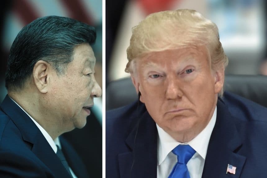 Líder chino Xi Jinping (Andrew Harnik/Getty Images) Presidente Donald Trump (Kazuhiro NOGI - Pool/Getty Images)
