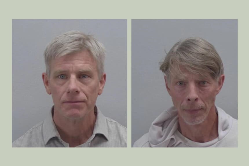 (Izquierda) John Wilson Bennett, subdirector de la escuela Virginia. (Derecha) Mark Booth Bennett. (Cortesía del DHS).