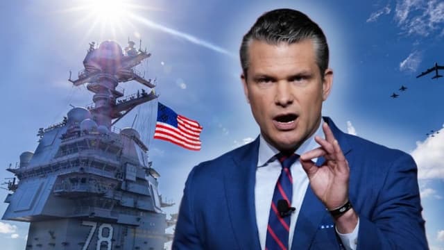 El secretario de Defensa de EE. UU. visita el portaaviones estacionado en América Latina