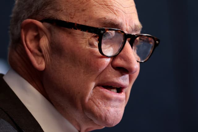 El líder de la minoría del Senado, Chuck Schumer (D-NY). (Heather Diehl/Getty Images).