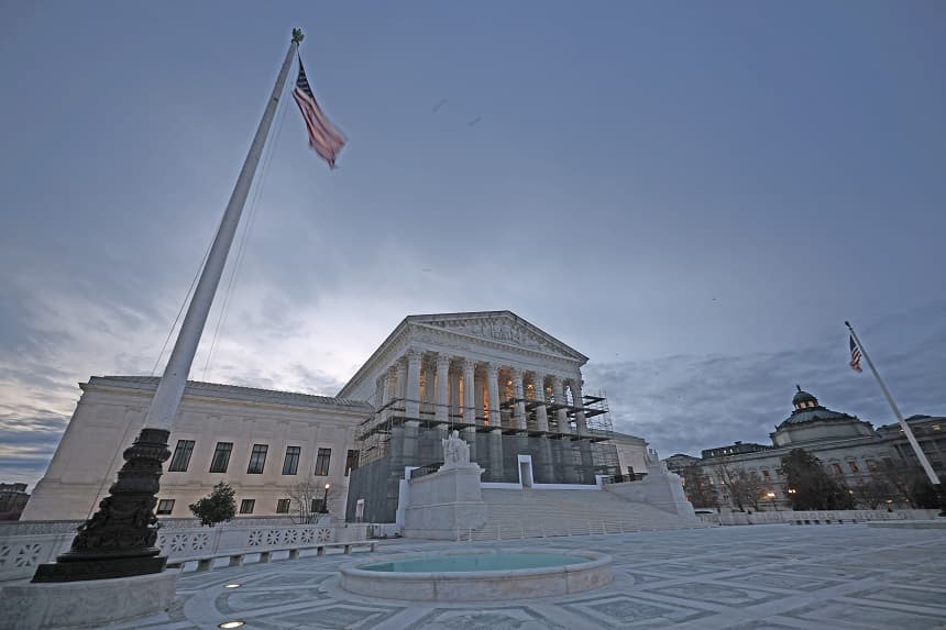 La Corte Suprema de Estados Unidos, el 17 de marzo de 2025 en Washington, DC. (Win McNamee/Getty Images)