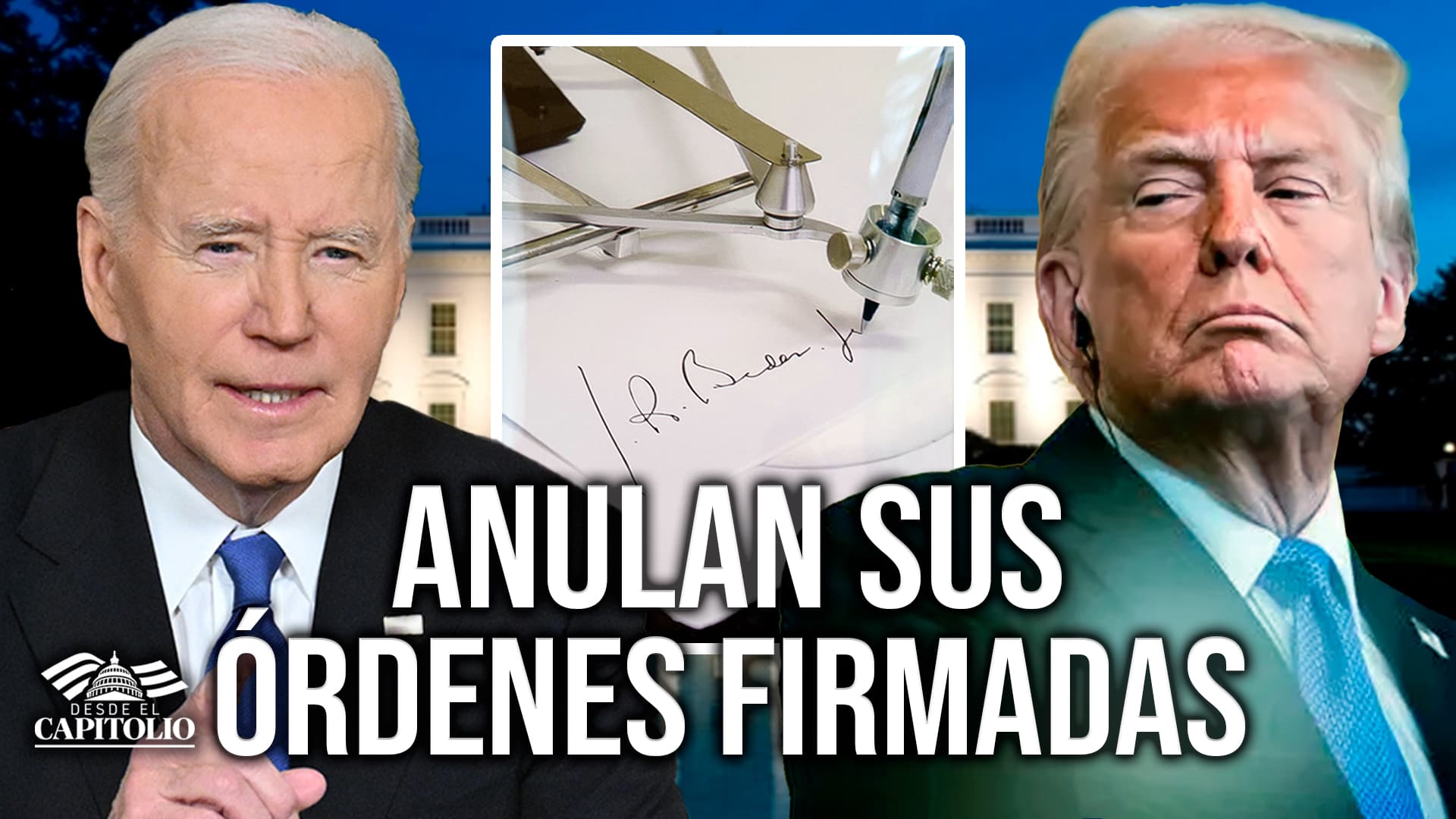 Trump anula documentos de Biden firmados con Autopen: Qué implica