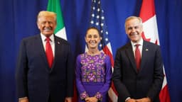 Sheinbaum, Trump y Carney fortalecen relación y coordinan agenda rumbo al Mundial 2026