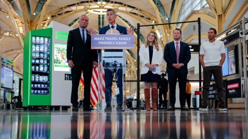 Estados Unidos busca crear aeropuertos familiares con alimentos saludables y áreas de ejercicio