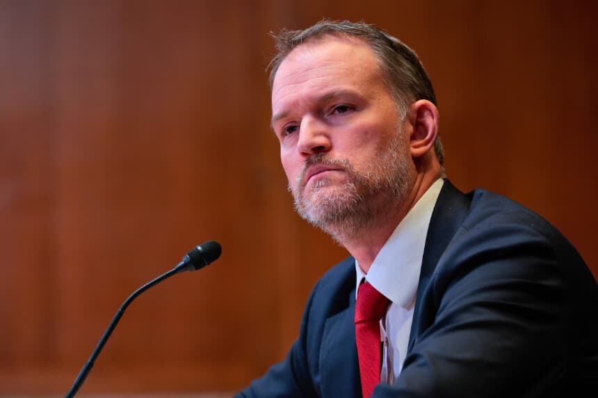 WASHINGTON, DC - 9 DE DICIEMBRE: El representante comercial de Estados Unidos, Jamieson Greer, testifica ante el Subcomité de Comercio, Justicia, Ciencia y Agencias Relacionadas en el edificio Dirksen del Senado en Capitol Hill el 9 de diciembre de 2025 en Washington, DC. Greer respondió a las preguntas de los senadores durante una audiencia sobre "Revisión de las actividades y prioridades de financiación para el año fiscal 2026 de la Oficina del Representante Comercial de Estados Unidos". (Foto de Chip Somodevilla/Getty Images).