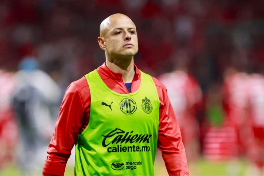 Fotografía donde aparece Javier Hernández. (EFE/ Alex Cruz)