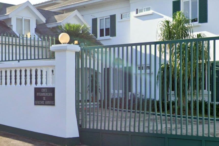 Captura de pantalla Corte Interamericana de Derechos Humanos, en San José, Costa Rica, julio del 2024. (Google Street View)