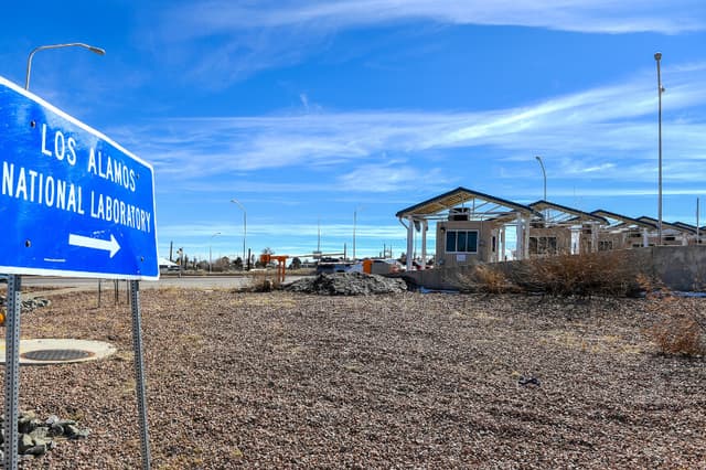 Ciencia de la Seguridad Nacional en Los Álamos, Nuevo México, el 20 de febrero de 2024. (VALERIE MACON/AFP a través de Getty Images)