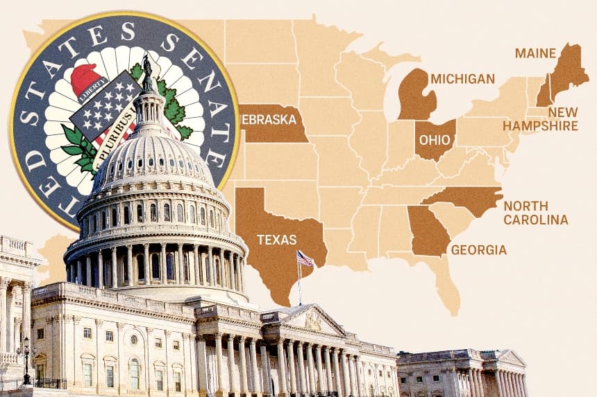 Las 8 elecciones al Senado de EE. UU. más importantes a seguir en 2026