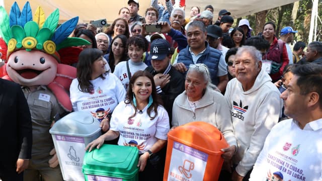 CDMX anuncia campaña de separación de basura en tres contenedores para 2026