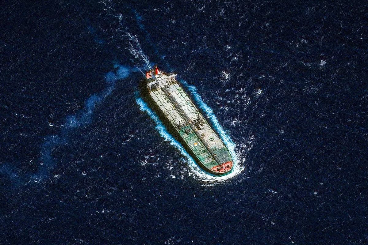 Foto de Archivo. El petrolero Skipper, recientemente incautado por Estados Unidos frente a las costas de Venezuela, el 12 de diciembre de 2025. (Vantor vía AP)