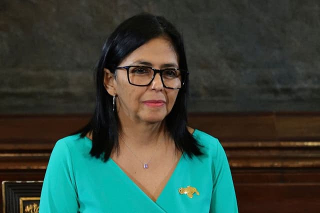 Delcy Rodríguez, presidenta interina de Venezuela, se muestra abierta a acuerdos energéticos