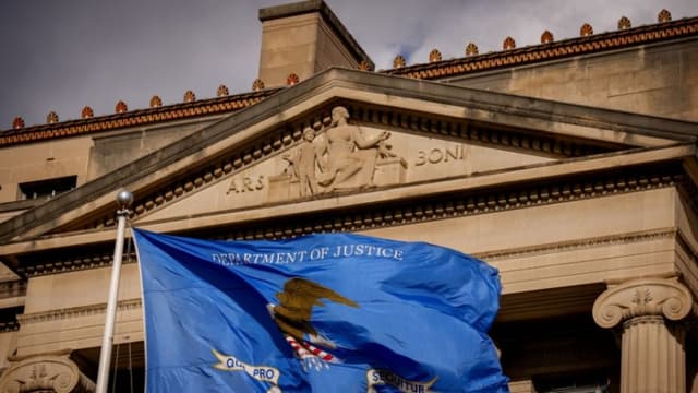 El edificio del Departamento de Justicia Robert F. Kennedy el 19 de diciembre de 2025 en Washington, D.C. (Andrew Harnik/Getty Images)