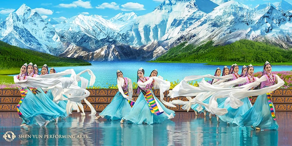 Una danza exclusivamente femenina de Shen Yun Performing Arts que resalta la belleza de la cultu(ra tradicional china. Shen Yun Performing Arts)