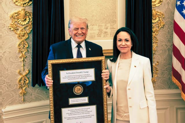 Nobel aclara reglas del premio tras reunión de Trump con Machado