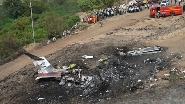 Dirigente estatal clave pierde la vida tras caer una aeronave en India