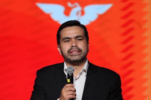 Fotografía de archivo del presidente del partido opositor Movimiento Ciudadano (MC), Jorge Álvarez Máynez. (EFE/ Mario Guzmán)