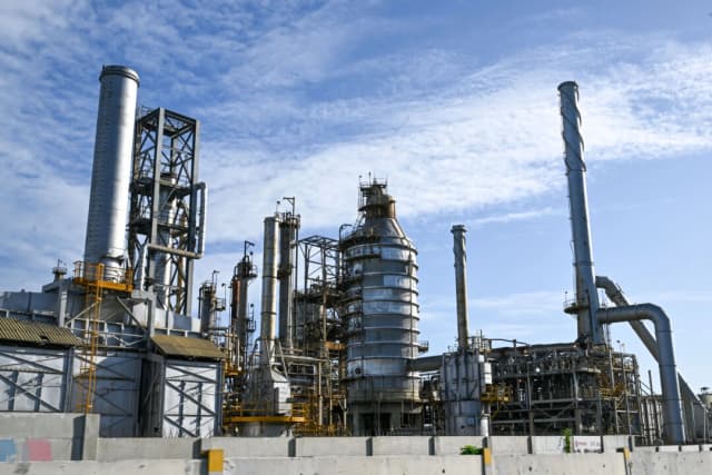 La refinería El Palito en Puerto Cabello, estado de Carabobo, Venezuela, el 22 de enero de 2026. (Ronaldo Schemidt/AFP vía Getty Images)