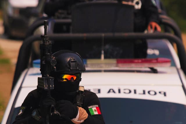 Miembros del Ejército Mexicano, Marina Armada de México, Guardia Nacional, Policía Estatal y la Unidad Canina de la FGE, participan en un operativo en Chilpancingo, Guerrero (México). Imagen de archivo. (EFE/José Luis De La Cruz)