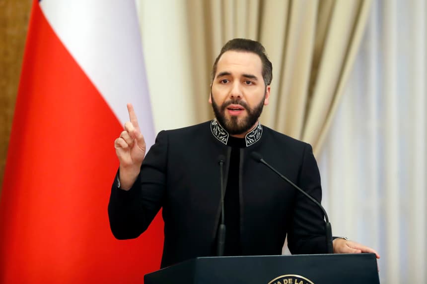 Fotografía de archivo del presidente de El Salvador, Nayib Bukele. (EFE/ Rodrigo Sura)